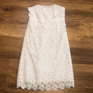 Lilly Pulitzer white floral cocktail dress